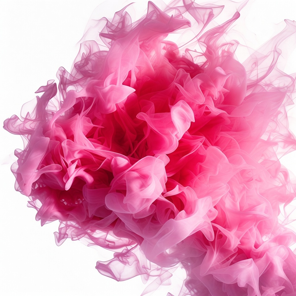Pink Smoke Cloud Swirling Pink Smoke Cloud Swirling