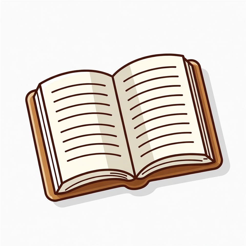 Open Book Illustration Open Book Illustration