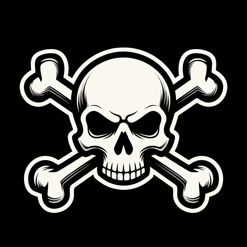 Skull and Crossbones Symbol Skull and Crossbones Symbol