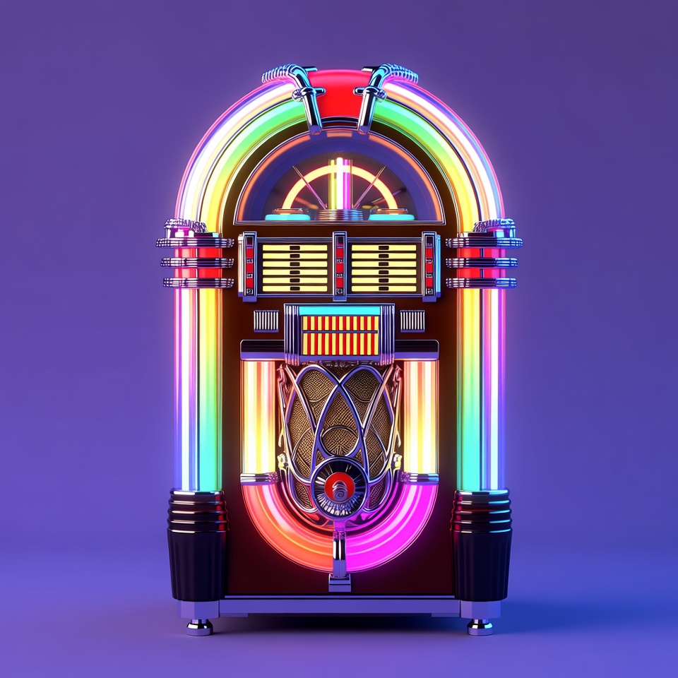 Retro Neon Jukebox Retro Neon Jukebox