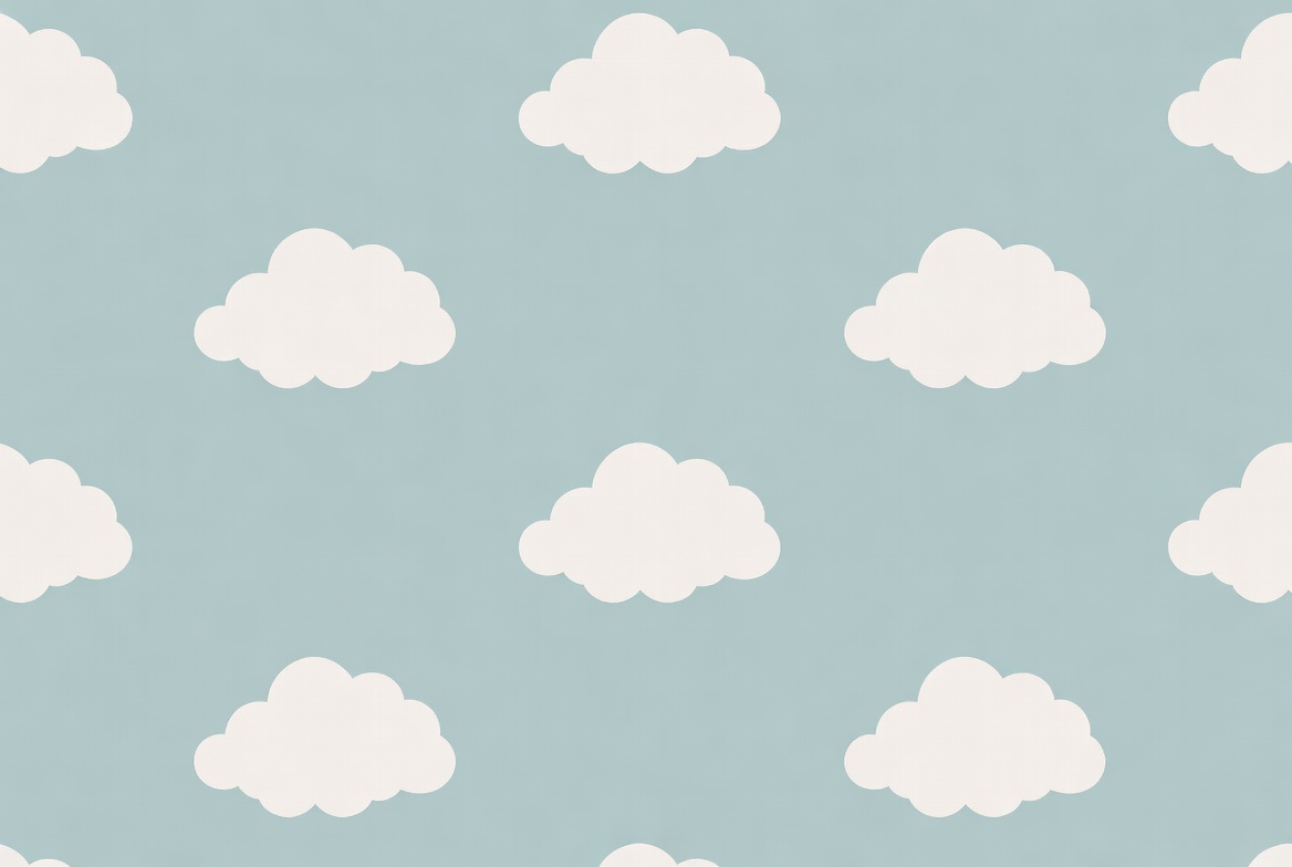White Clouds on Light Blue Background White Clouds on Light Blue Background