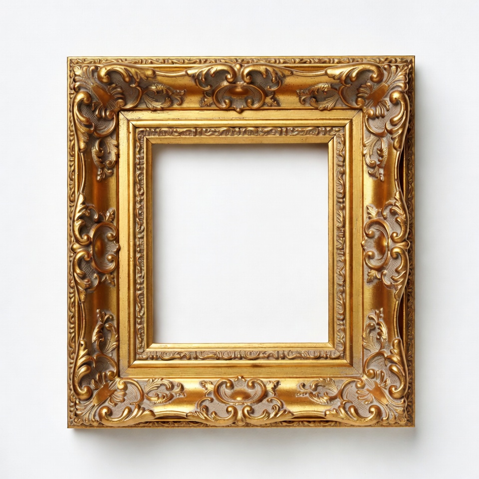 Ornate Gold Picture Frame Ornate Gold Picture Frame