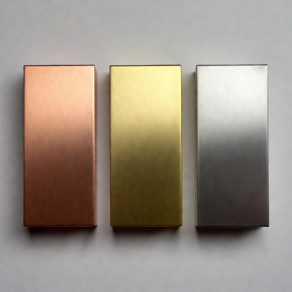 Copper Gold Silver Metal Plates Copper Gold Silver Metal Plates