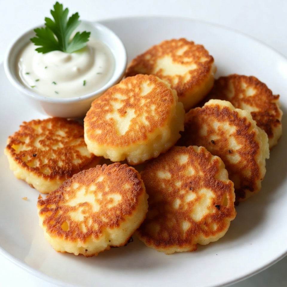 Potato Pancakes with Sour Cream Potato Pancakes with Sour Cream
