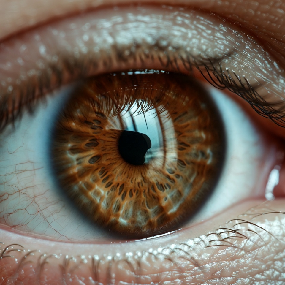 Close-up of hazel eye Close-up of hazel eye