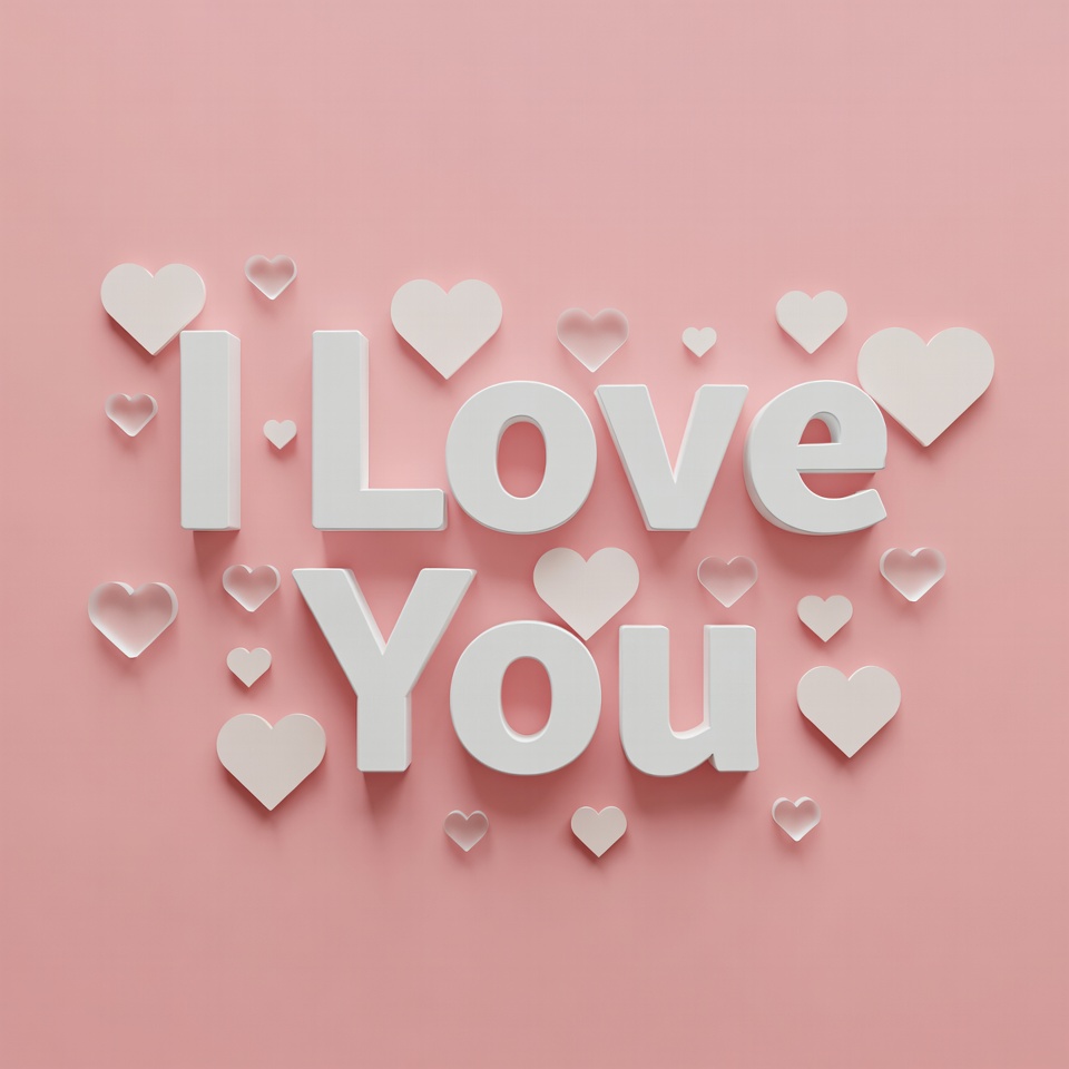 I Love You with Hearts I Love You with Hearts