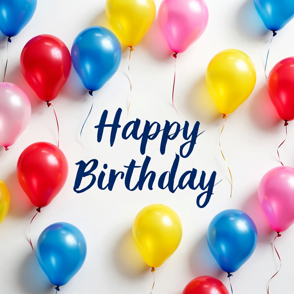 Happy Birthday Balloons Happy Birthday Balloons