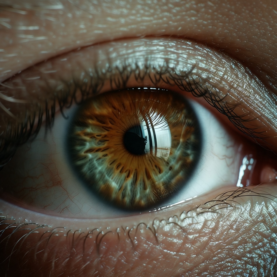 Close-up hazel eye Close-up hazel eye