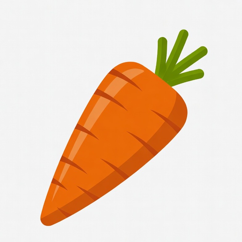 Orange carrot illustration Orange carrot illustration