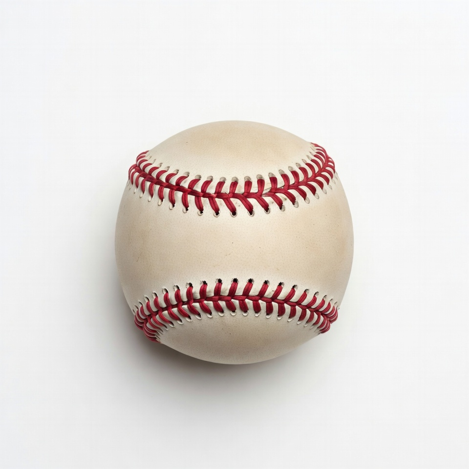 Baseball on white background Baseball on white background