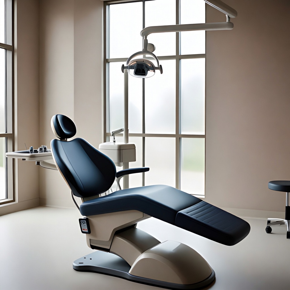 Modern Dental Chair in Clinic Modern Dental Chair in Clinic