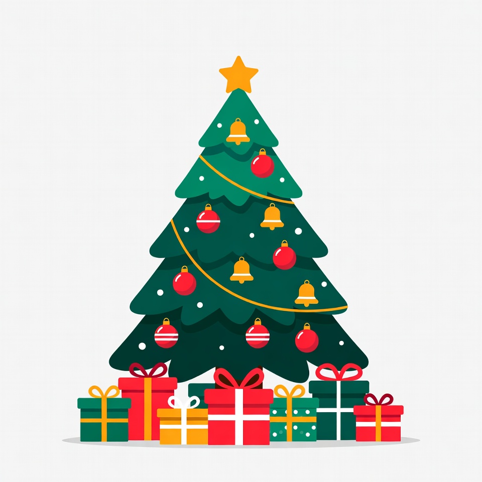 Christmas Tree with Gifts Christmas Tree with Gifts