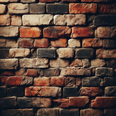 Red brick wall texture