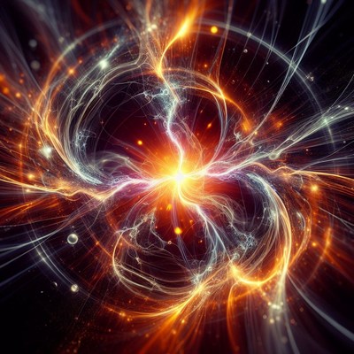 Abstract energy burst