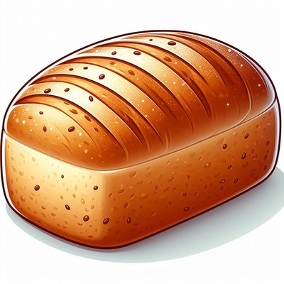 Freshly baked loaf of bread