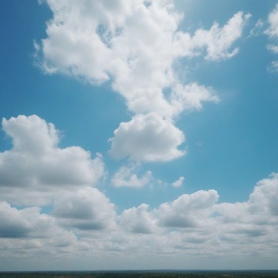 Cloudy sky over ocean