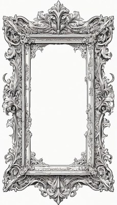 Ornate picture frame