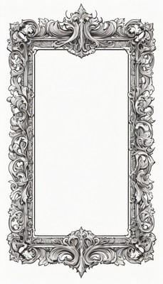Ornate picture frame