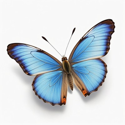 Blue morpho butterfly