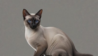 Siamese cat portrait