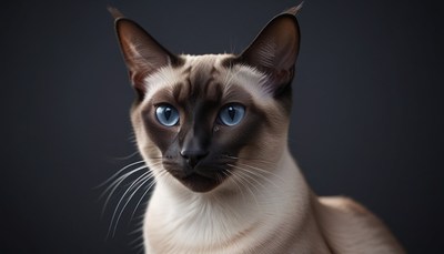 Siamese cat portrait