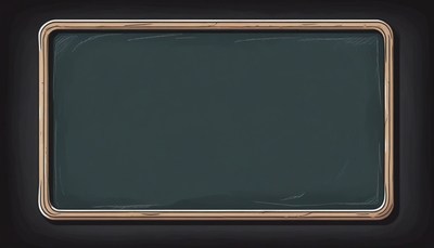 Empty chalkboard