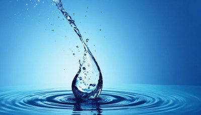 Water droplet splashing