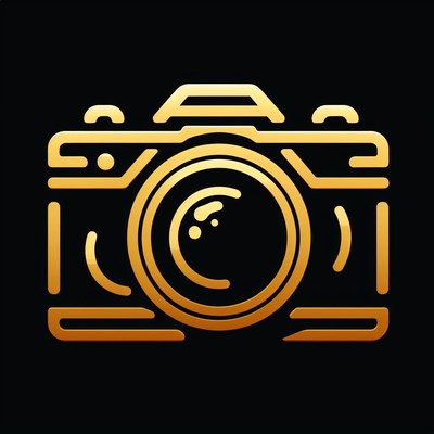 Golden camera icon