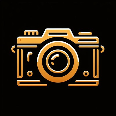 Golden camera icon