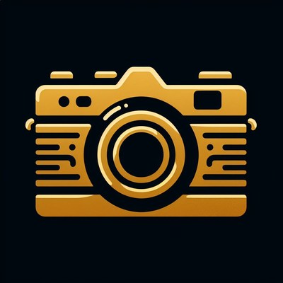 Golden camera icon