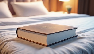 Book on bedside table