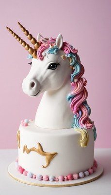 Unicorn birthday cake