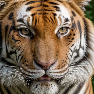 Tiger close-up