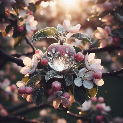 Crystal apple blossom