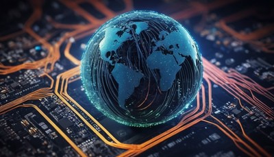 Global network on circuit board