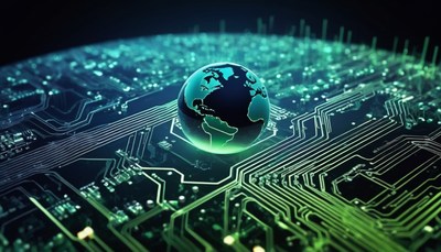 Global network on circuit board