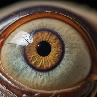 Close-up of a brown eye
