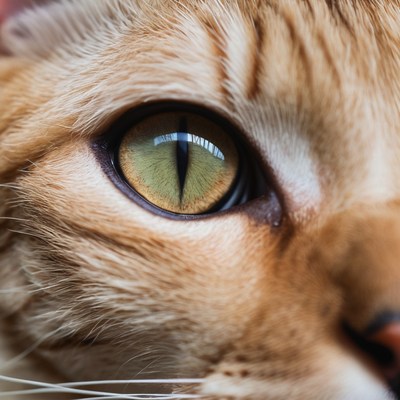 Close-up of cat eye