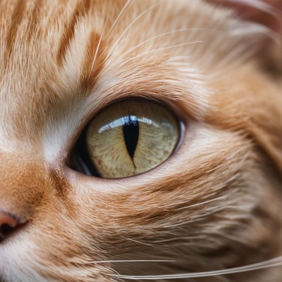 Close-up of a cat's eye