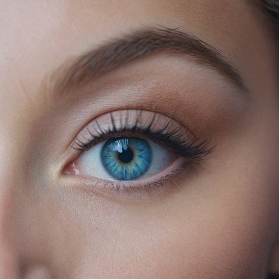 Close-up of a blue eye