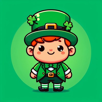 Cartoon leprechaun illustration