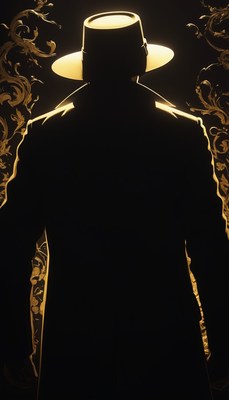 Man in hat stands in shadow