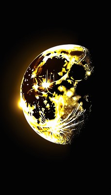 Golden moon