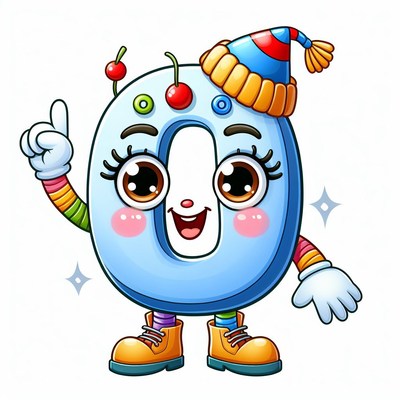 Happy number zero character