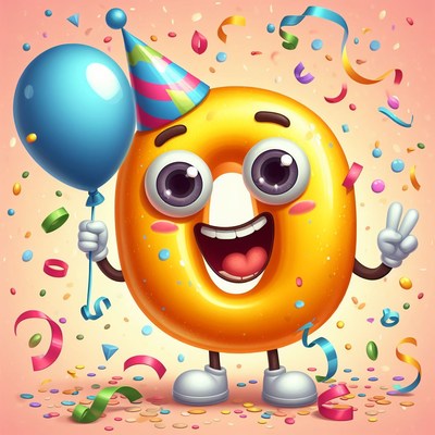 Happy number zero birthday