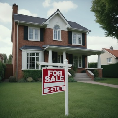 Two-story house for sale