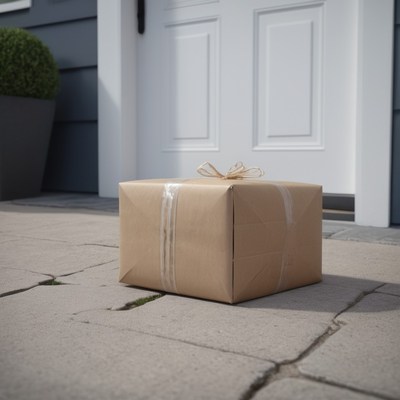 Package delivered to door