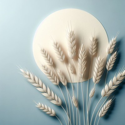 Paper wheat stalks