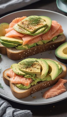 Avocado and smoked salmon toast