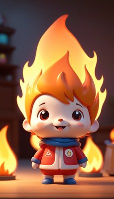 Fire boy toy figure